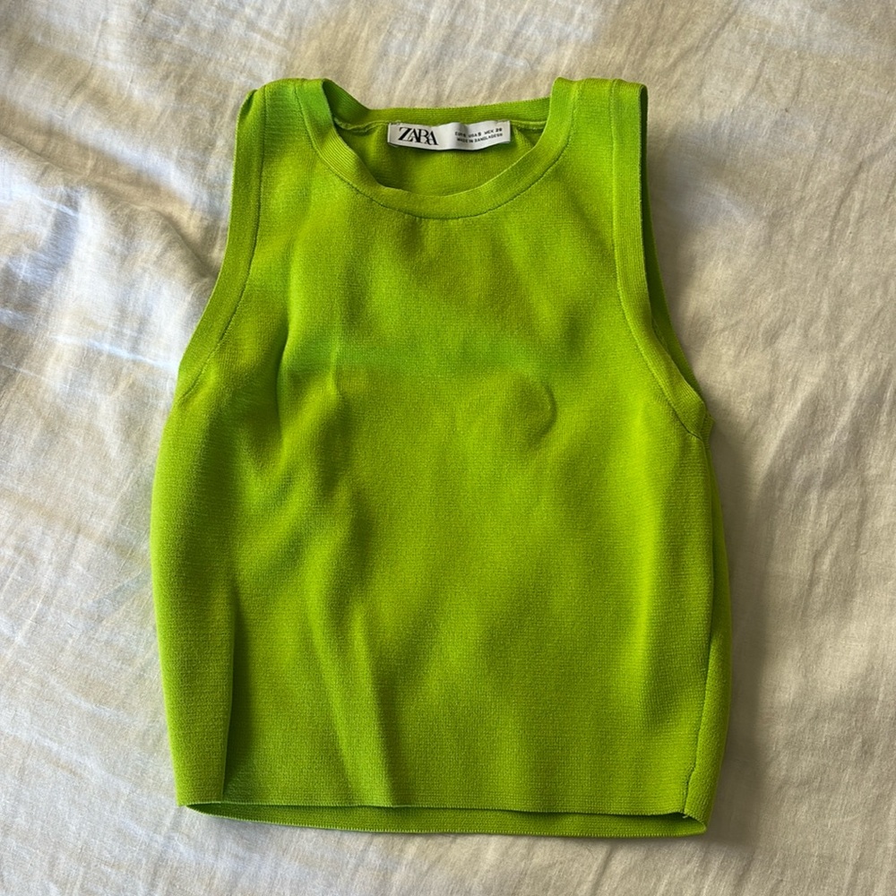NEON Green Crop Top